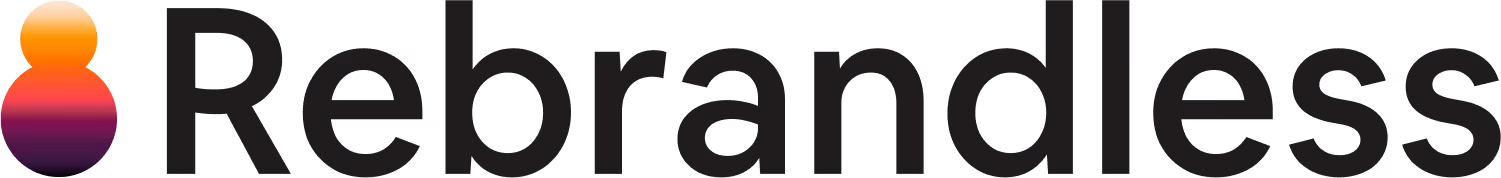 Rebrandless brand logo